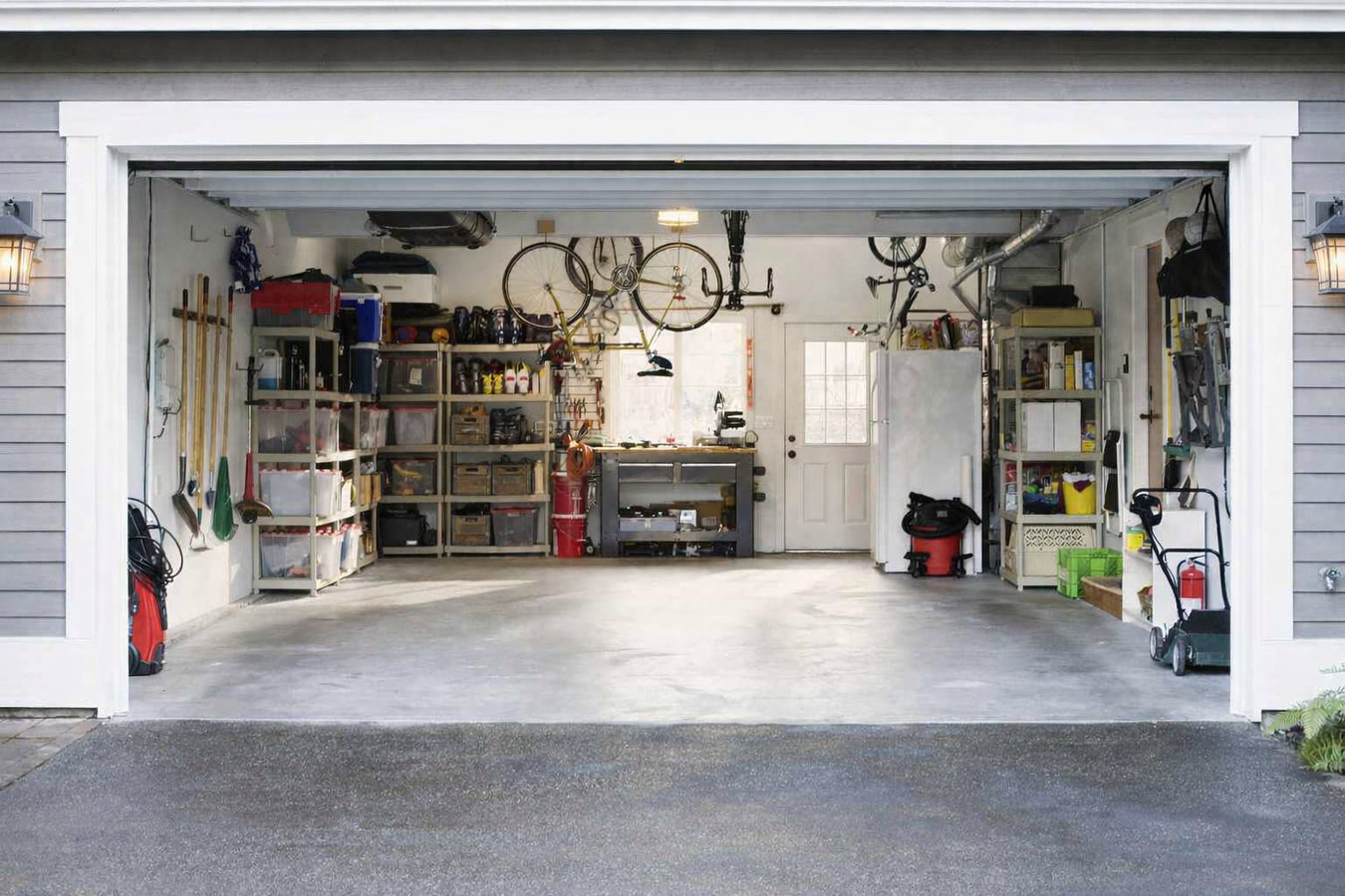 Garage floor concrete